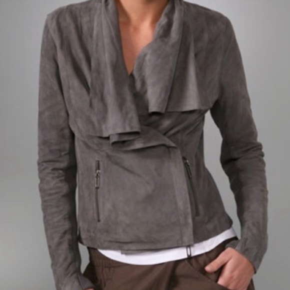 Vince Suede Leather Jacket - Picture 1 of 7